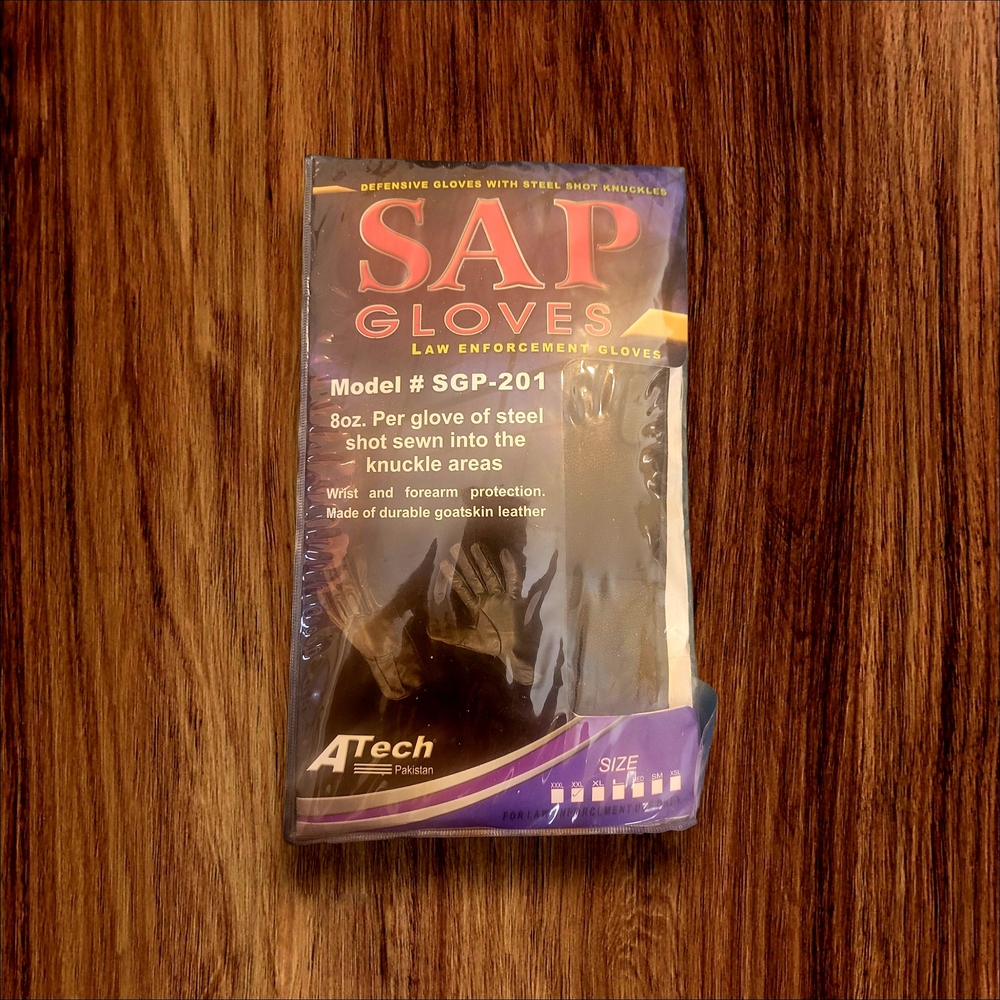 SAP Gloves with Steel Shot Knuckles